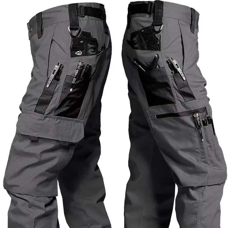 New Tactical Work Pants Men Outdoor Cargo Trousers Multi-Pocket Waterproof Pant Autumn Spring Outdoor Workwear Hiking Trousers