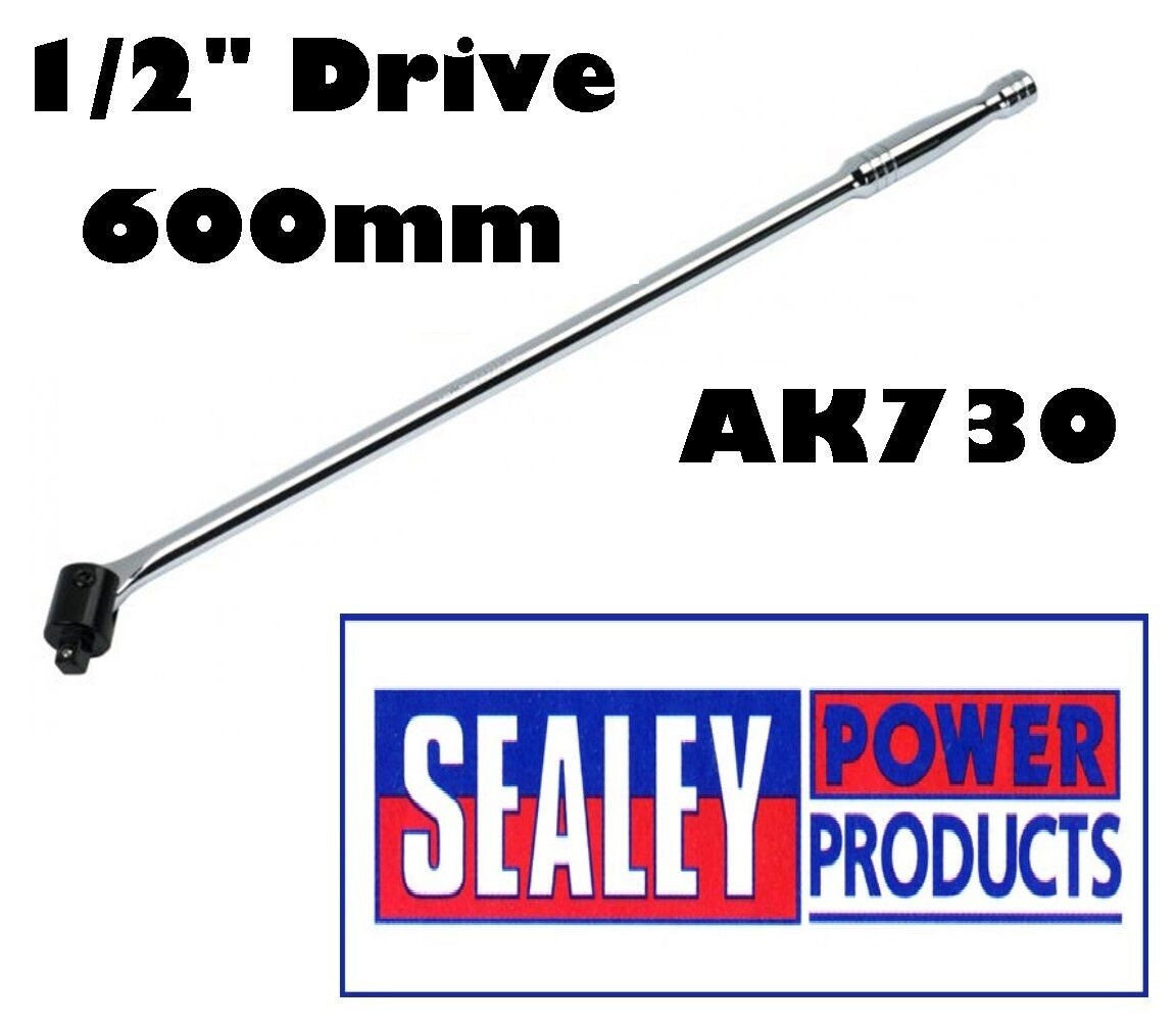 Sealey AK730 Breaker Bar 600Mm 1/2"Sq Drive Power Bar 24" Chrome Vanadium