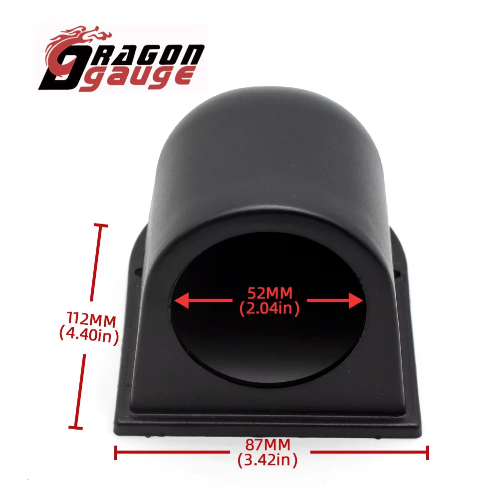 「DRAGON」2" 52Mm Tachometer PRM Voltmeter Air-Fuel Ratio Boost Gauge EGT Gauge Water Temp Oil Temp Oil Press 7 Colors Change