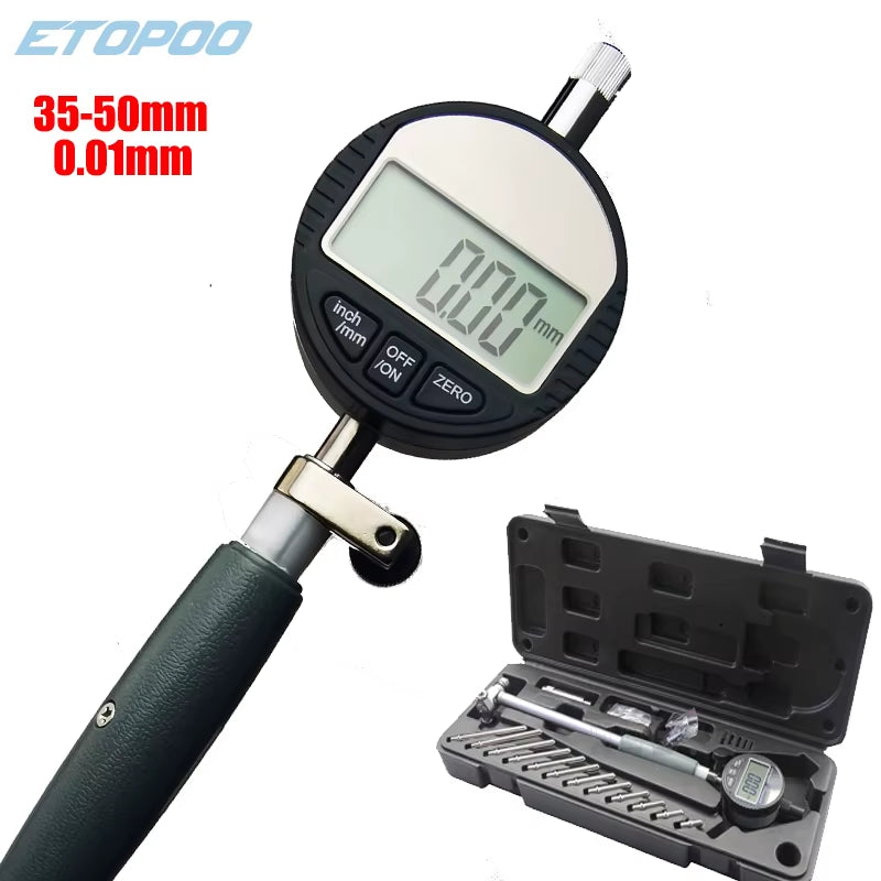 18-35-50-160Mm Aluminum Alloy Digital Indicator Bore Gauges Indicator 0.01MM Dial Bore Gauge Internal Measure Cylinder Tool