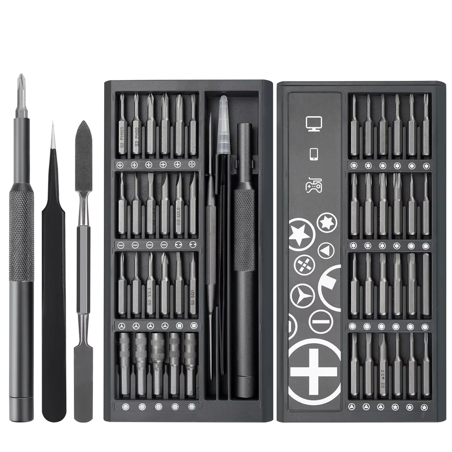 50 in 1 Precision Screwdriver Set with Magnetic Screw Heads Manual Repair Tools for Iphone Glasses Watches Game Consoles Camera