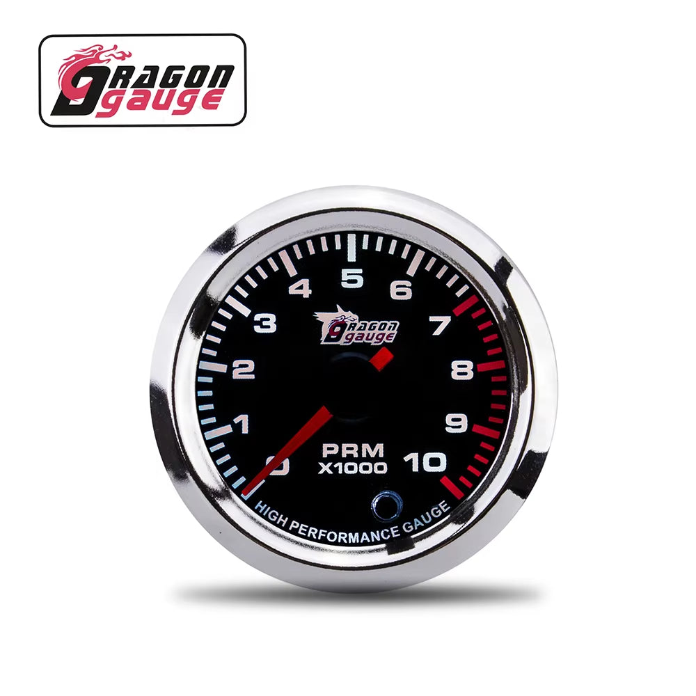 「DRAGON」2" 52Mm Tachometer PRM Voltmeter Air-Fuel Ratio Boost Gauge EGT Gauge Water Temp Oil Temp Oil Press 7 Colors Change