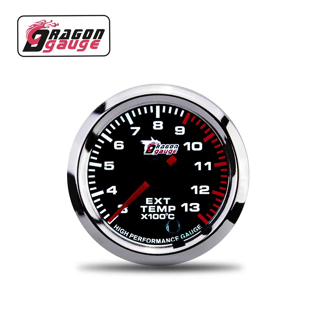 「DRAGON」2" 52Mm Tachometer PRM Voltmeter Air-Fuel Ratio Boost Gauge EGT Gauge Water Temp Oil Temp Oil Press 7 Colors Change